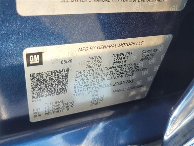 2020 Chevrolet Silverado 1500 LT Trail Boss