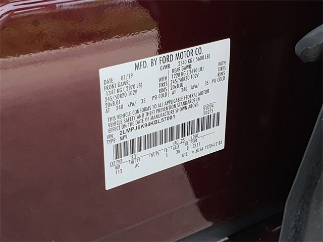 2019 Lincoln Nautilus Select